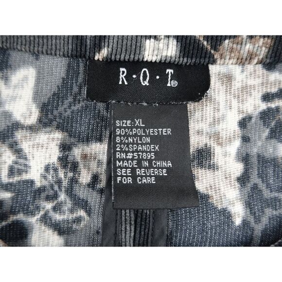 R Q T Women Corduroy Full Zip Jacket Size XL - Picture 8 of 10